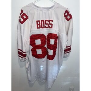 Vintage Kevin Boss New York Giants Stitched NFL Reebok Jersey Size 58 Red White